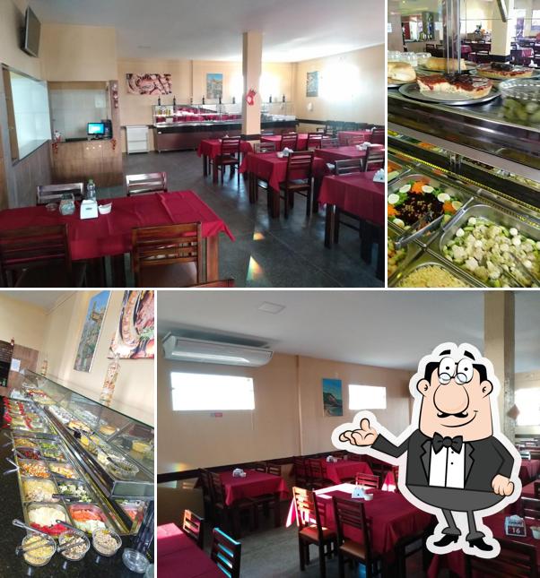 O interior do Churrascaria Chão Baiano