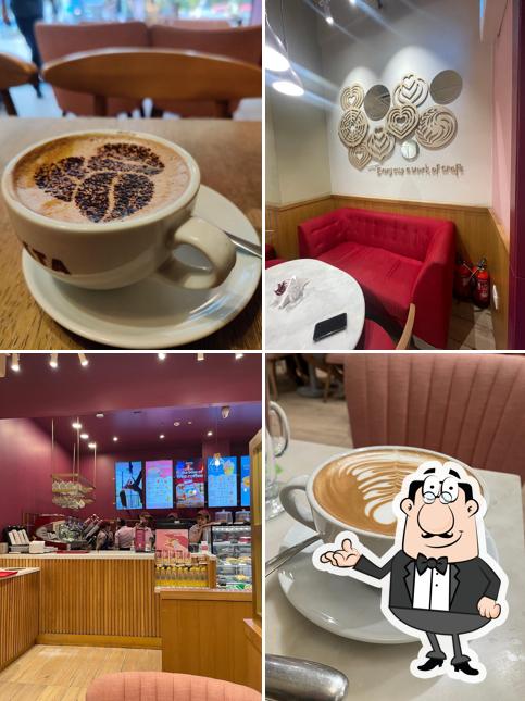 The interior of Costa Coffee Galleria