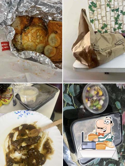 Garlic bread at Mash Restocafe