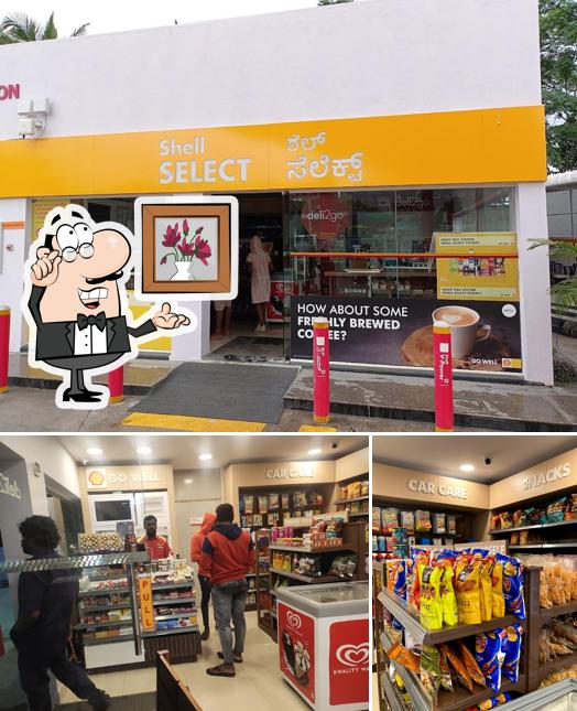 This is the image depicting interior and beverage at Shell