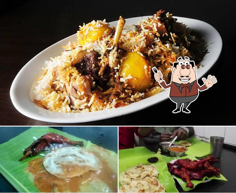 Food at Vairamaligai Parotta Stall