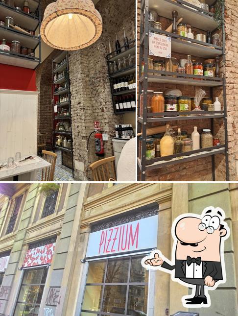 Gli interni di Pizzium