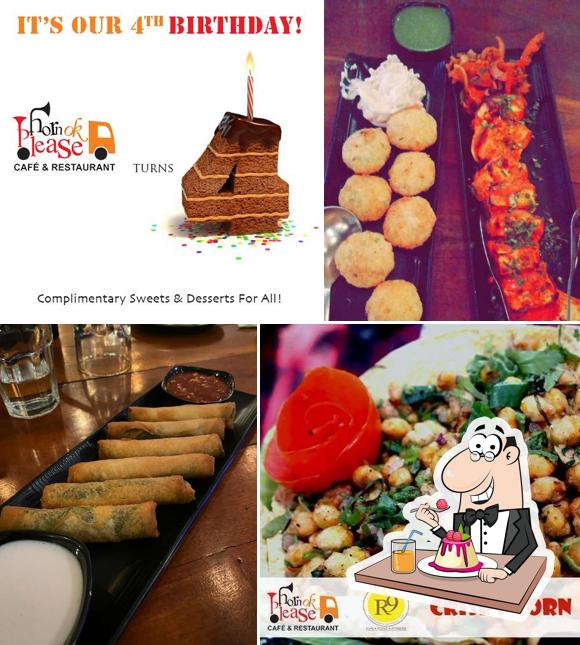 Order one of the sweet dishes