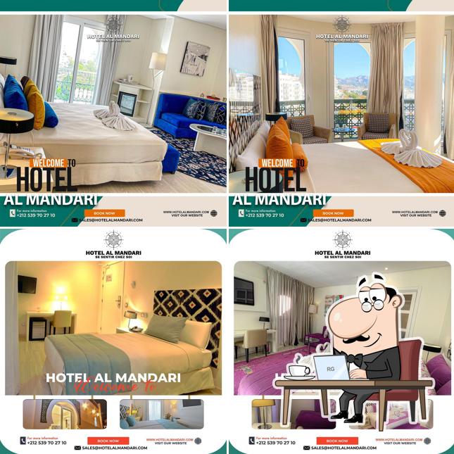 Take a seat at one of the tables at Hotel Mannadiyar