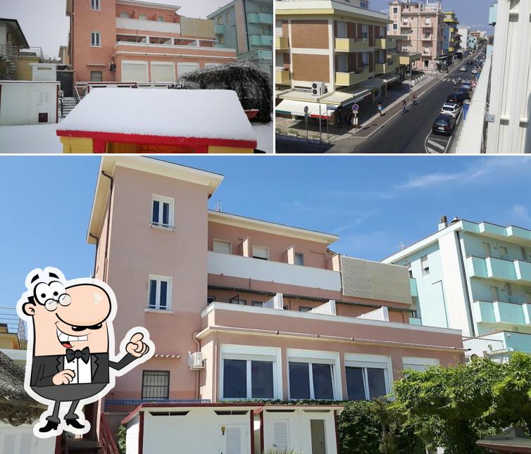 La parte esterna è una caratteristica importante di Hotel VistaMare Viserba