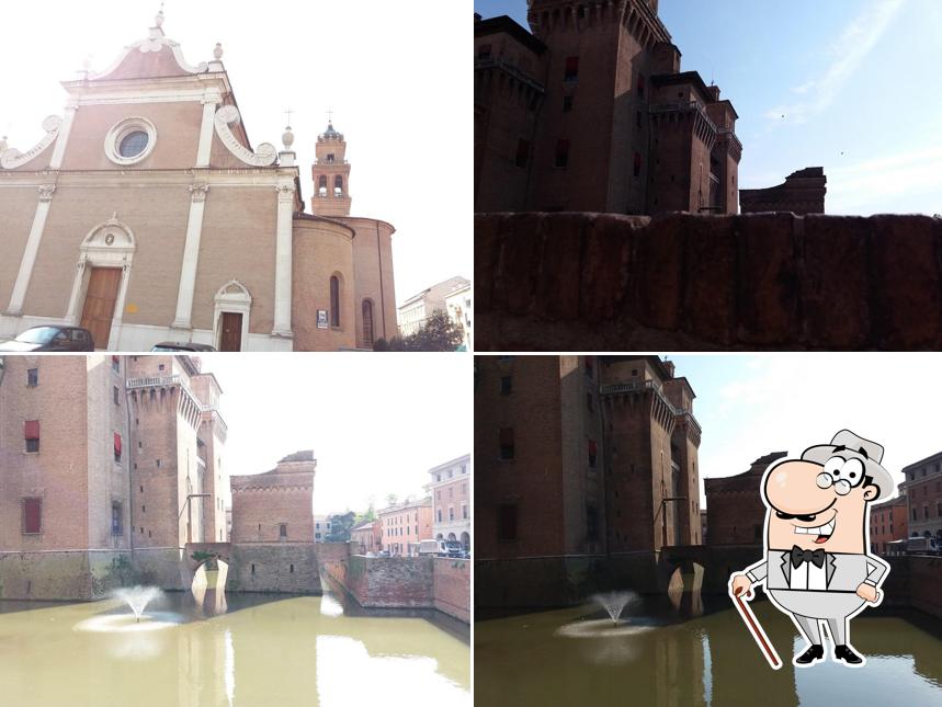 Curiosa tra la parte esterna di Cantinetta Bar Paninoteca