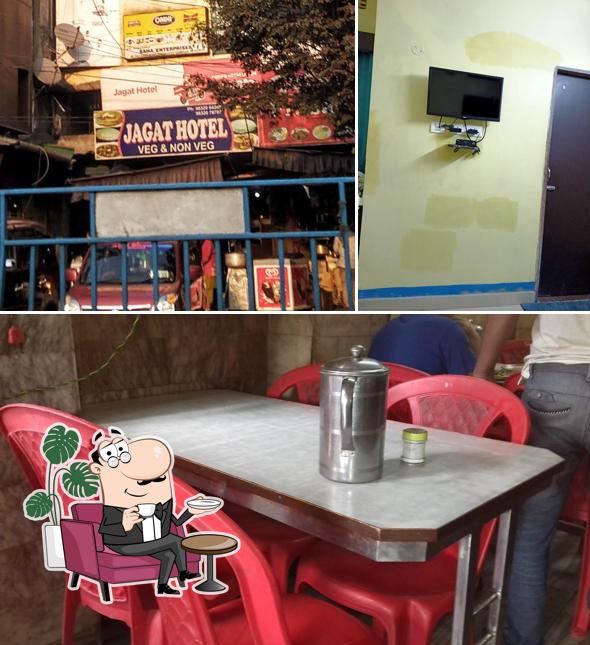 The restaurant's interior and exterior