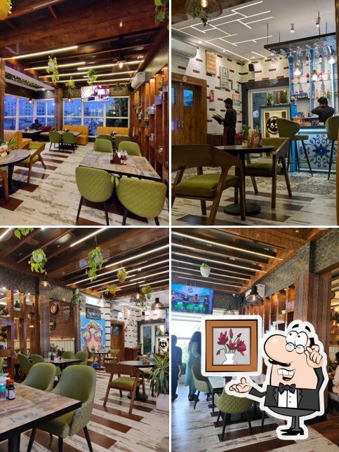 The interior of Local Restro Cafe