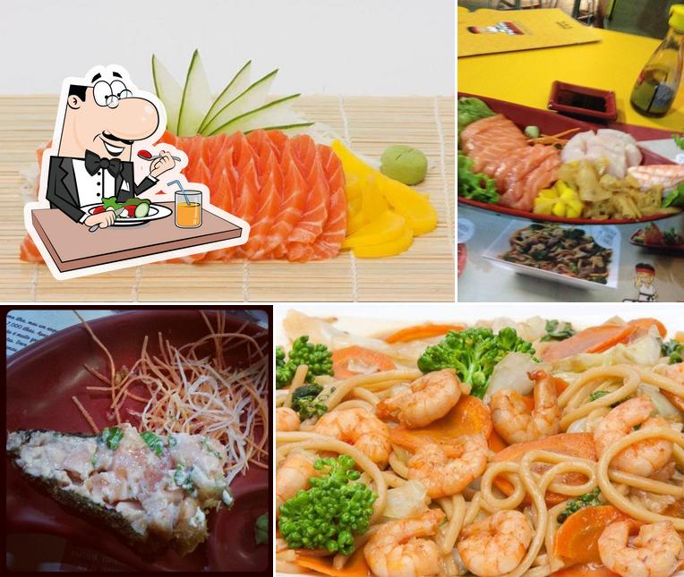 Comida em Sushi Loko