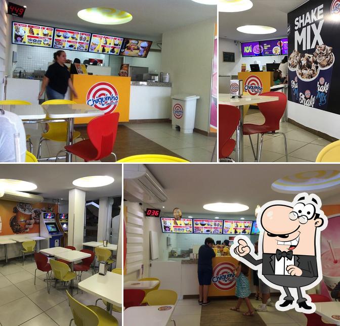 O interior do Chiquinho Sorvetes Recife