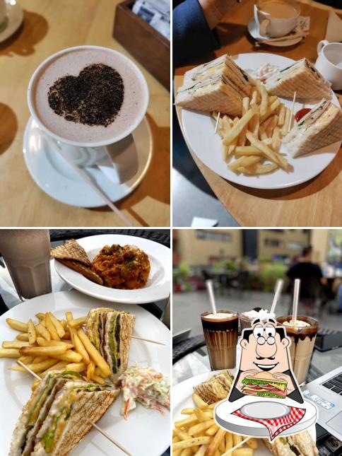 Club sandwich at Berlin Coffee House