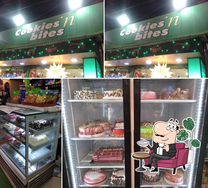 The interior of Cookies 'n' Bites