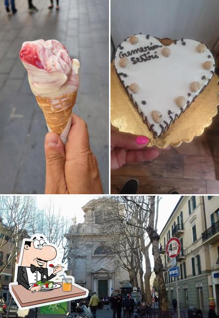 Guarda la foto che mostra la cibo e esterno di Cremeria Sestri Genova