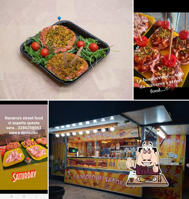 Tartaredi manzo al Navarra's Street Food Paninoteca