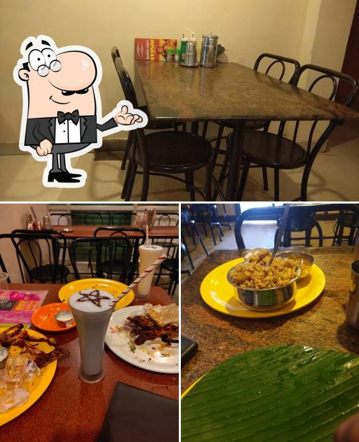 The interior of Roshan Arabian Restaurant