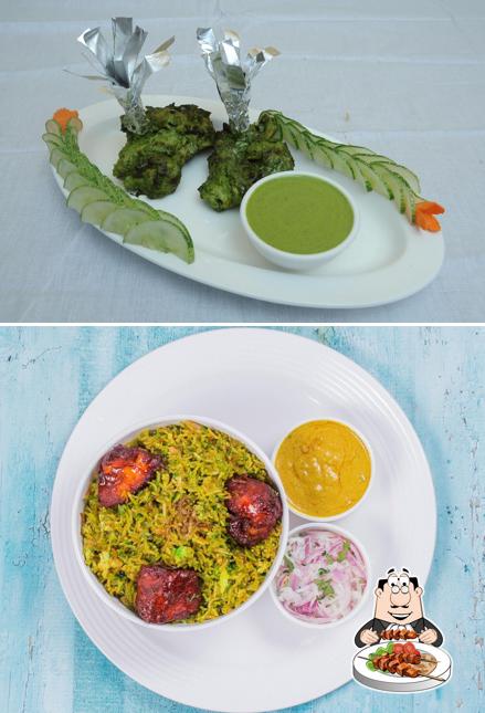 Food at Hyderabad Mughal Biriyani