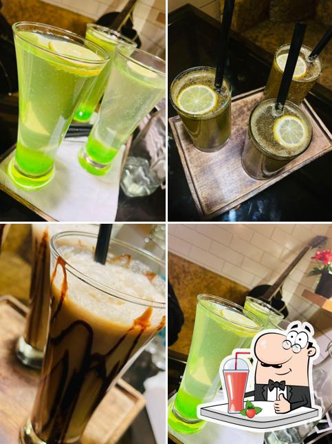 Enjoy a beverage at Moonlight Cafe