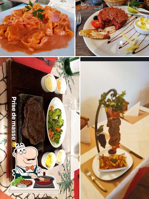 Prova i un pasto a base di carne a Restaurant Pizzeria Napoli di Gregorio