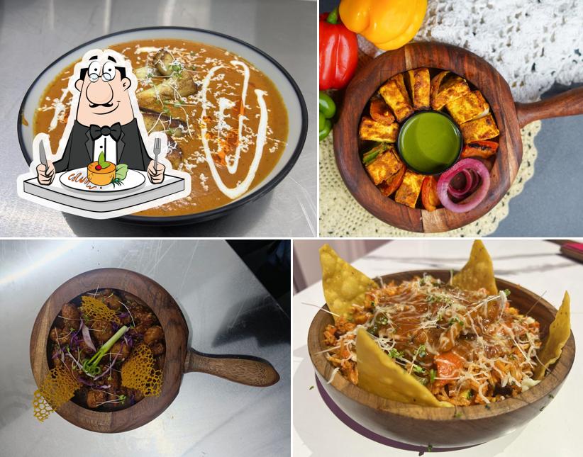 Food at The Pink Door restaurant , Kudasan, Gandhinagar