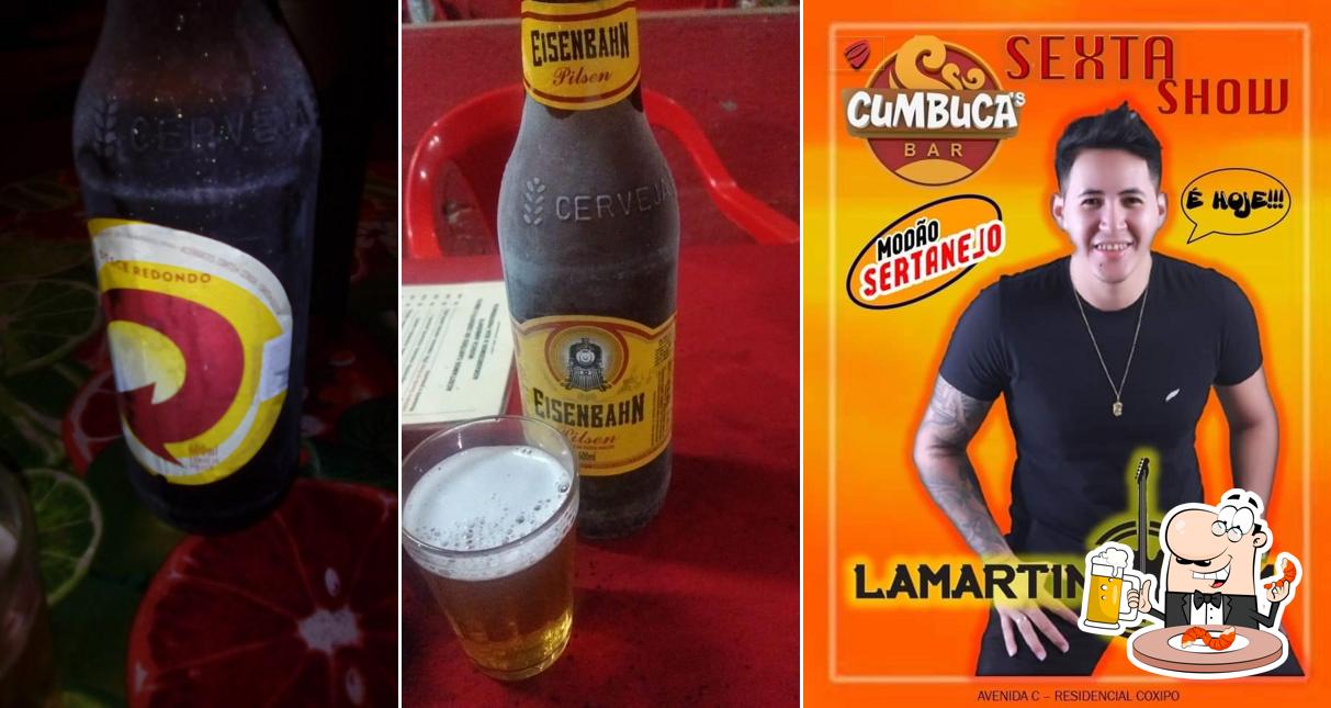 Desfute um copo de cerveja leve ou escura