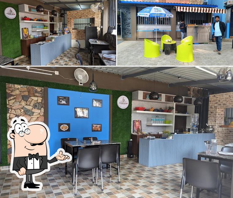 This is the image showing interior and food at #Cafe stop