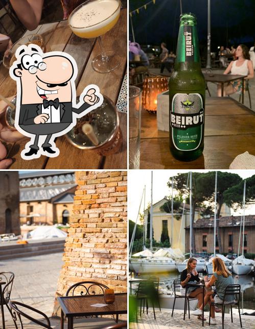 La esterno e bevanda del ristorante