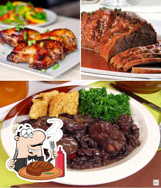 Peça pratos de carne no O Comilão