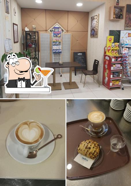 Questa è la immagine che mostra la bevanda e interni di CAFFETTERIA TRAETTA 74