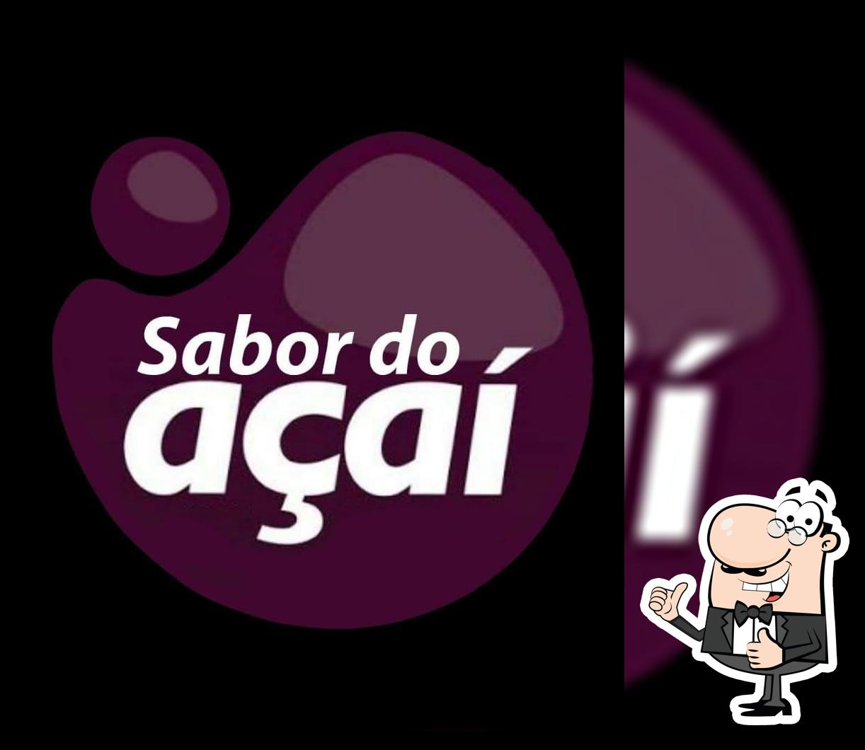 O logotipo do Sabor Do Açaí