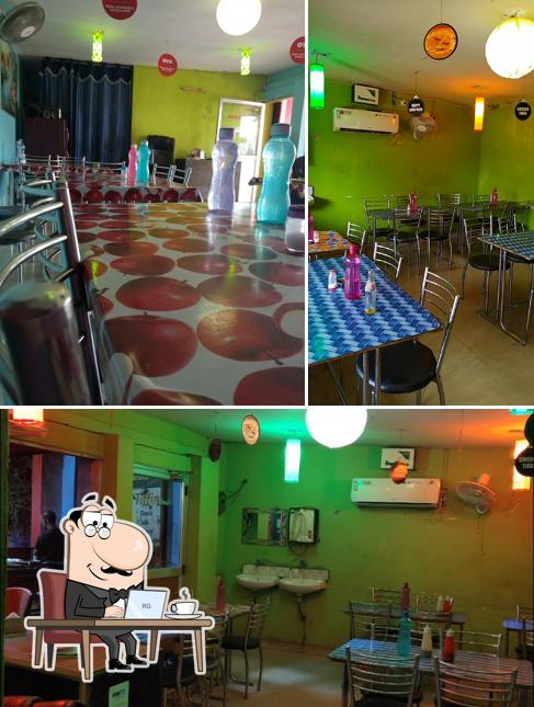 The interior of ROYAL BIRYANI GARDEN