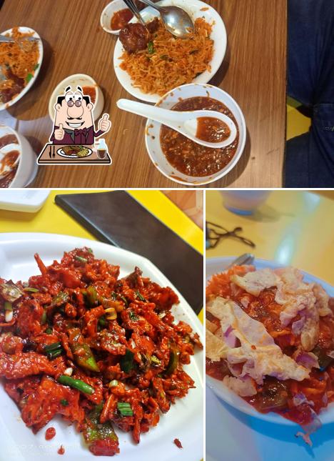 Try out meat dishes at Taste Maker Fast Food Center