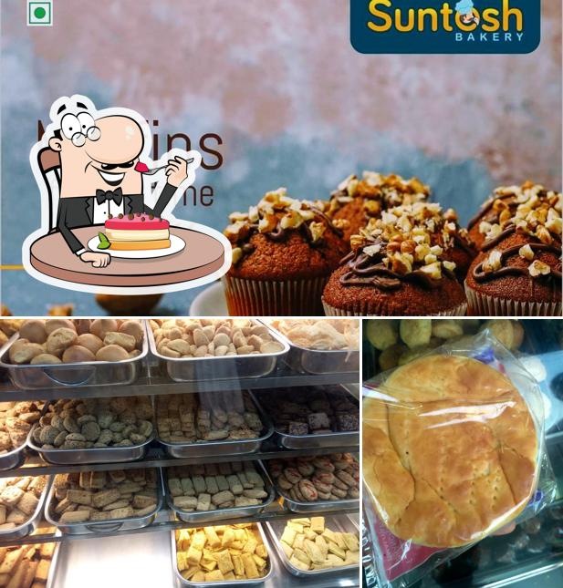 Suntosh Bakery offers a range of sweet dishes