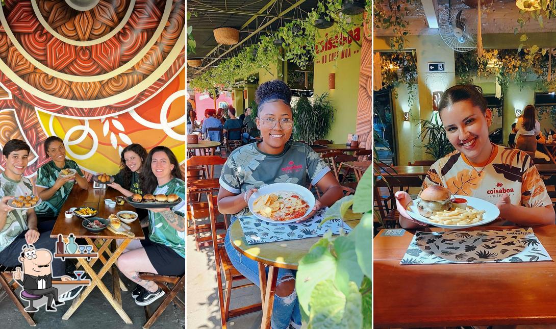 O interior do Coisa Boa Gastronomia