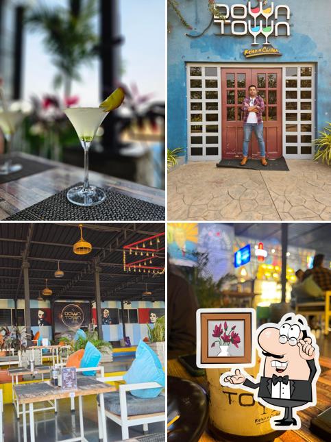 The interior of DownTown - All Day Dine & Bar