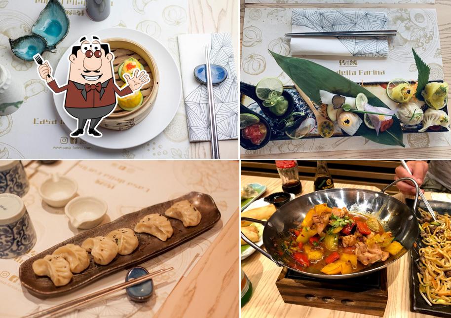 Platti al Ristorante Ramen Casa della Farina