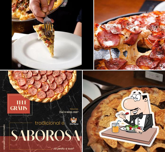 Comida em Dom Marcon Pizzaria