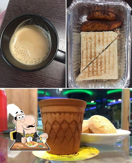 Chocolate mousse at Hyderabadi Chai Adda