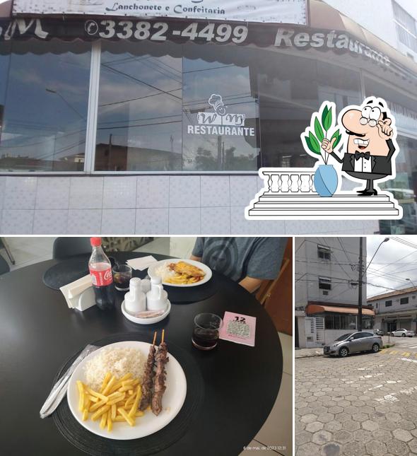 Entre diversos coisas, exterior e bebida podem ser encontrados no WM Gastro Bar