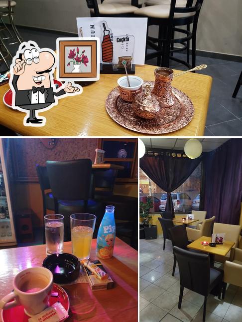 Gli interni di caffe & beer bar Old School