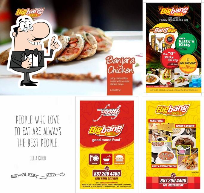 Here's a picture of Big Bang Grill