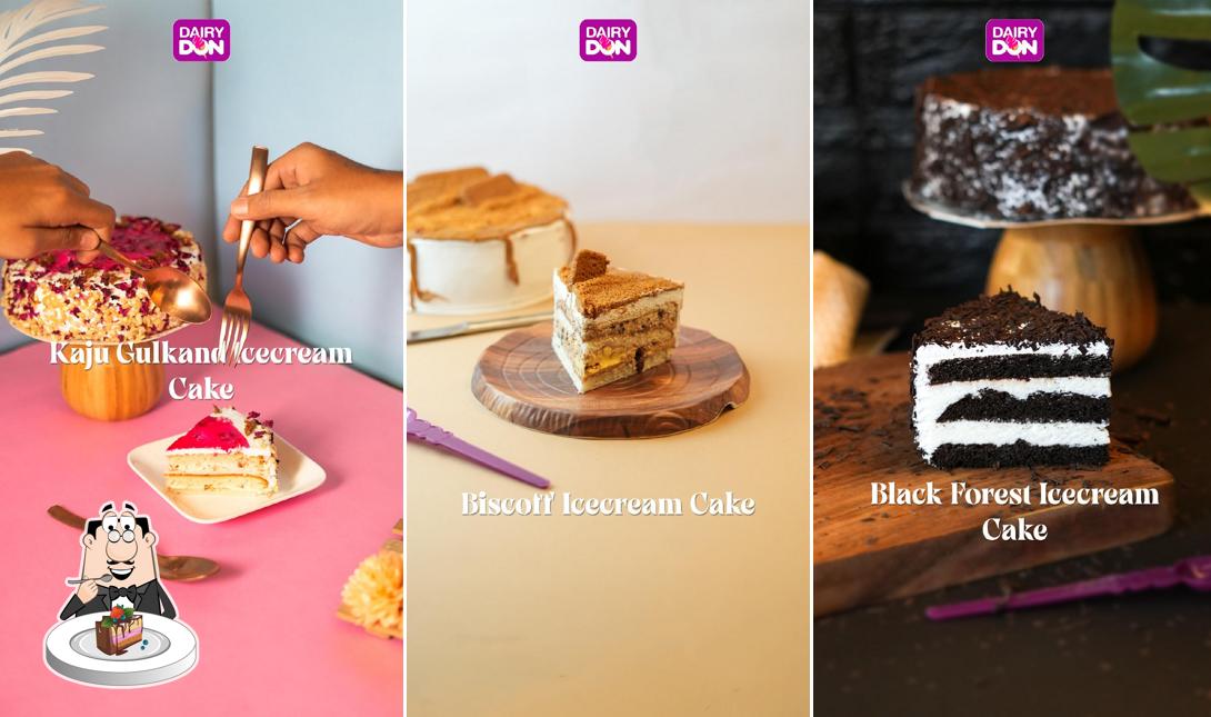 Chocolate cake at Dairy Don