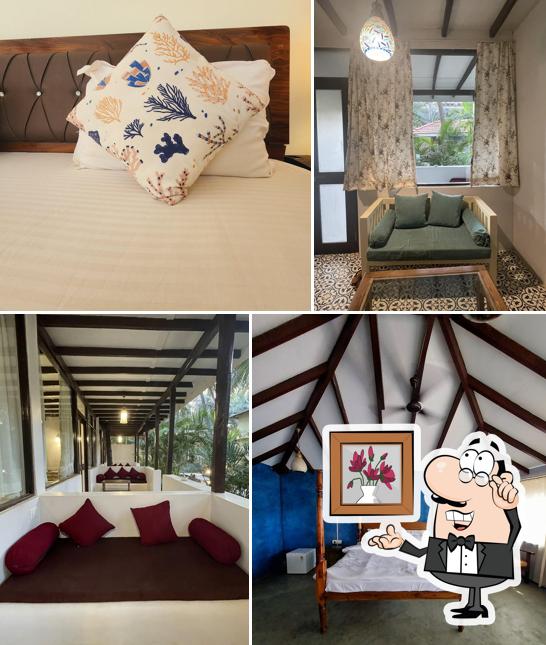 The interior of De Soul Santé, Morjim Beach