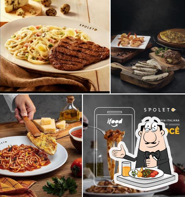 Comida em Restaurante Spoleto