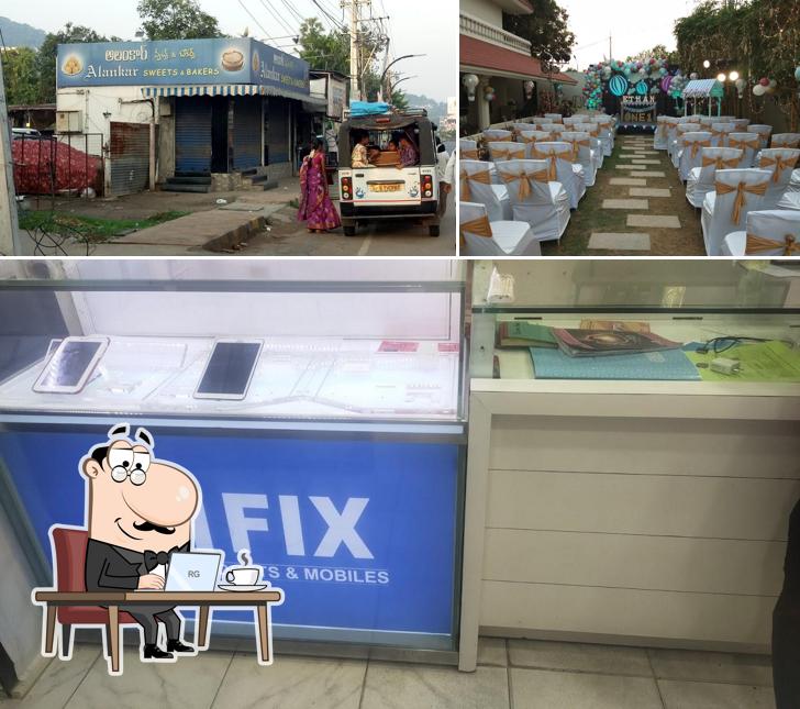 Alankar Sweets & Bakers is distinguished by interior and exterior