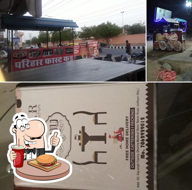 Try out a burger at Parihar Fast Food & Restaurant