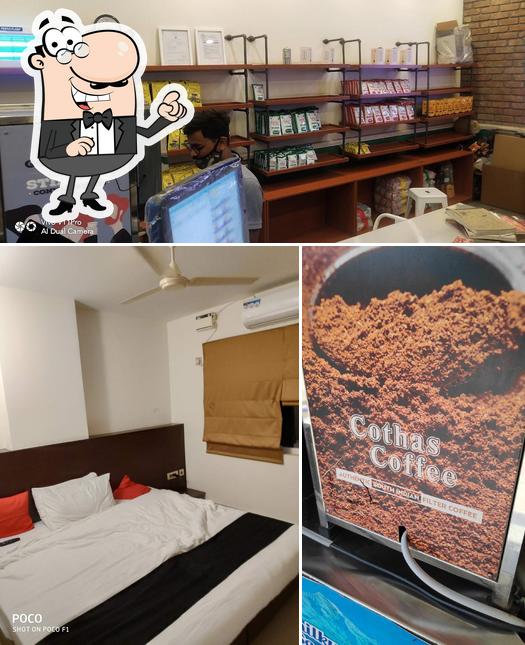 The interior of Cothas Coffee - Kempegowda Road