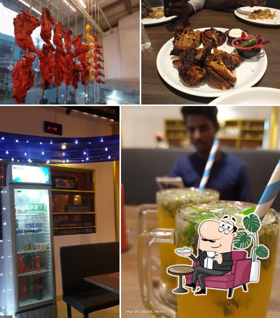 Take a seat at one of the tables at KIRTANZ TABLE TALK