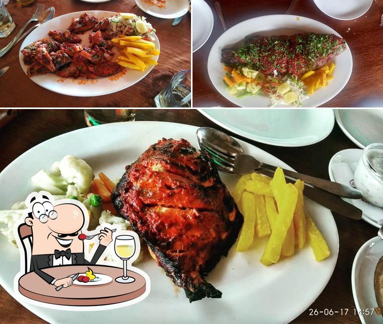 Food at Pentagon Restaurant & Garden Pub
