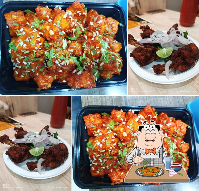 Chicken wings at Pakoda hub