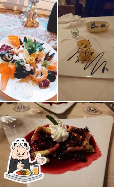 La cibo e bevanda del ristorante